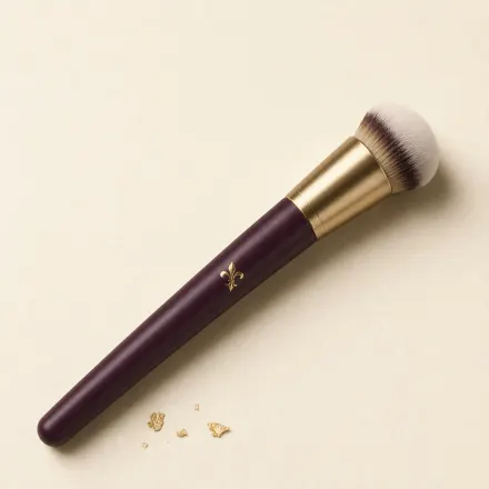 A dense, dome-headed buffing brush on a long handle.