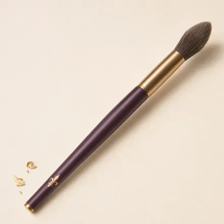 A narrow tapered sculpting brush.